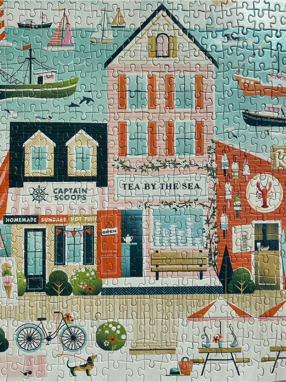 Galison Puzzle 500 Pieces “Beside the Sea”